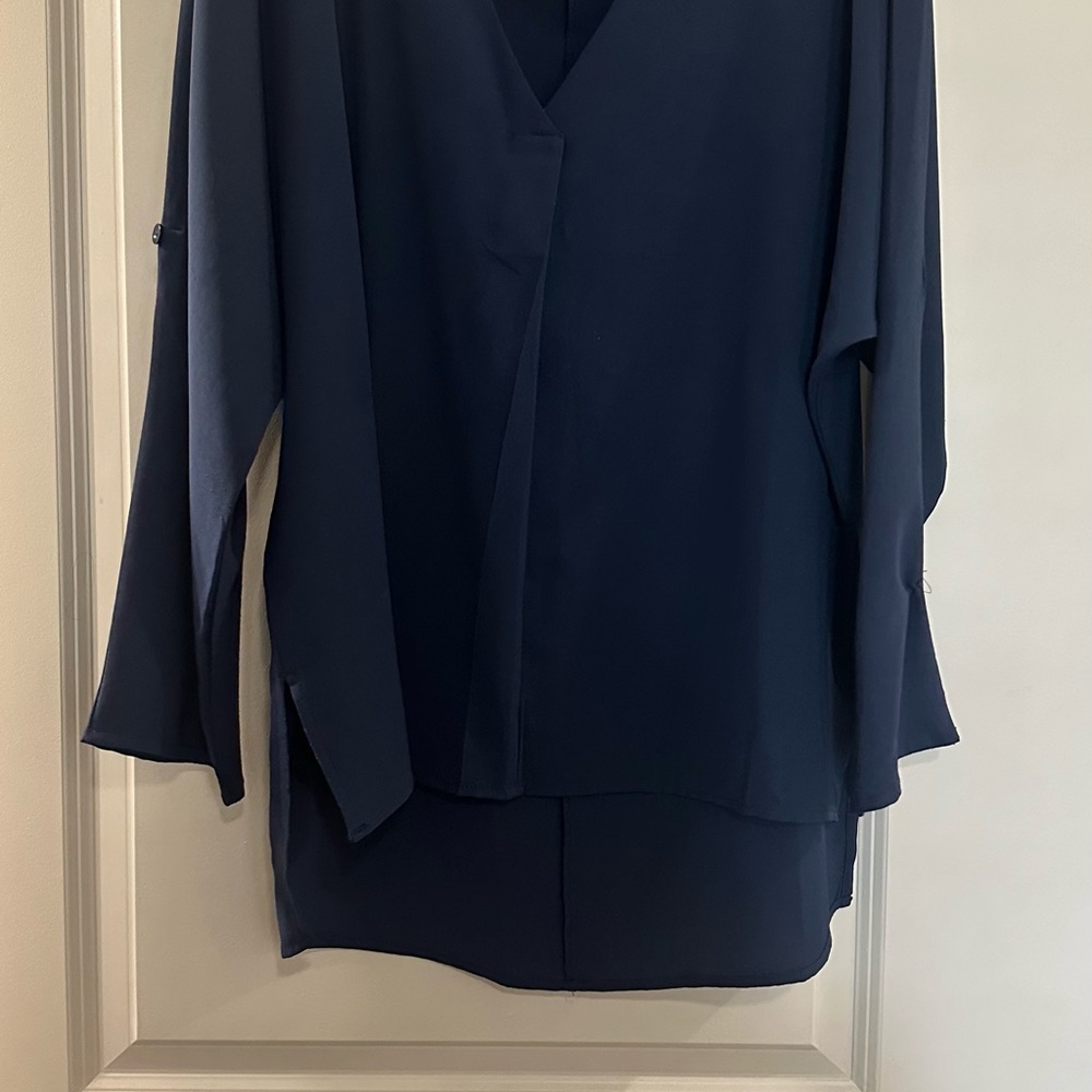 Elegant Navy Blouse